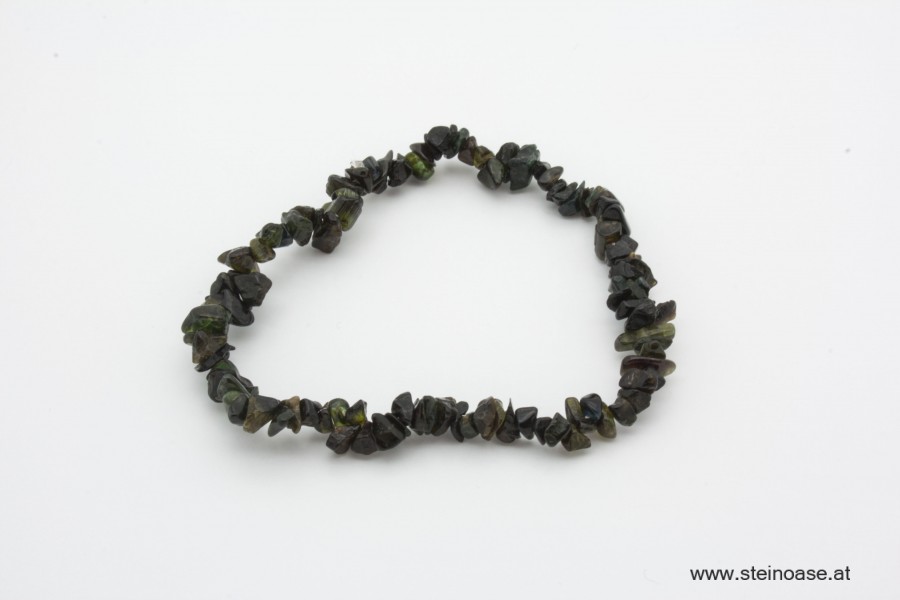 Grüner Turmalin Armband 'Splitter' - 3*Längen